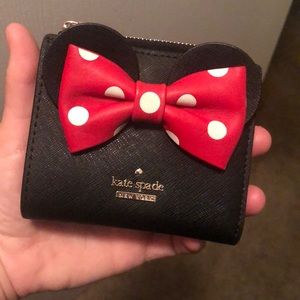 Minnie Mouse Mini Trifold Kate Spade Wallet